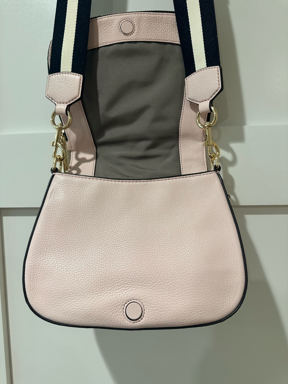 NWOT Marc Jacob’s small pink leather Nomad cross body bag - Picture 3 of 16